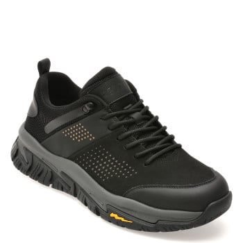 Pantofi sport EPICA negri, 80016, din piele naturala