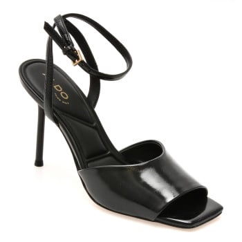 Sandale elegante ALDO negre, KAIASIEN 001, din piele ecologica