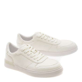 Pantofi sport ALDO albi, RETRO SNEAKER 100, din piele ecologica
