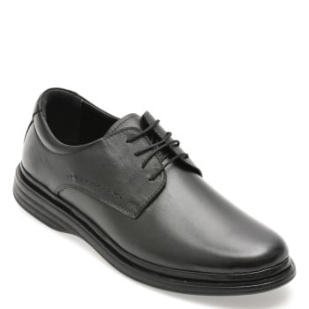 Pantofi eleganti BITE THE BULLET negri, FL500, din piele naturala