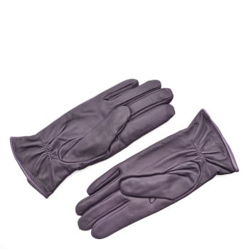 Manusi EPICA mov, D52, din piele naturala