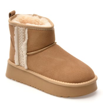 Ghete FLAVIA PASSINI maro, 239261, din piele intoarsa