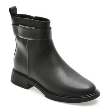 Ghete FLAVIA PASSINI negre, 8283, din piele naturala