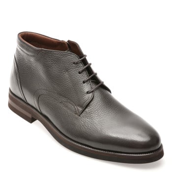 Ghete elegante LE COLONEL maro, 63888, din piele naturala