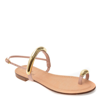 Sandale FLAVIA PASSINI roz, 368506, din piele naturala