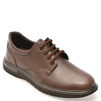 Pantofi OTTER maro, 2804, din piele naturala