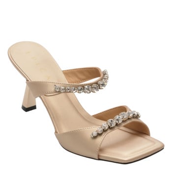 Papuci EPICA aurii, 2368, din material textil