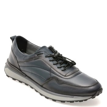 Pantofi sport BITE THE BULLET bleumarin, OY5080, din piele naturala