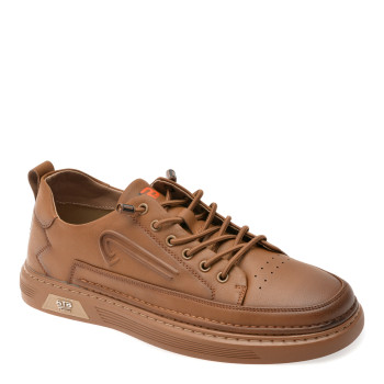 Pantofi sport BITE THE BULLET maro, TB78611, din piele naturala