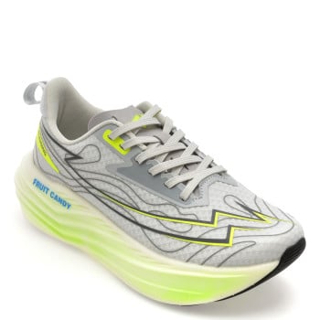 Pantofi sport NHOT gri, A519, din material textil