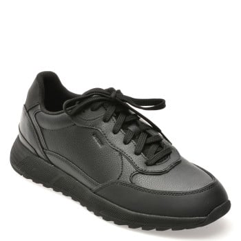 Pantofi sport GEOX negri, U55F1B, din piele ecologica