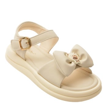 Sandale SELECTION KIDS albe, 25808, din piele ecologica