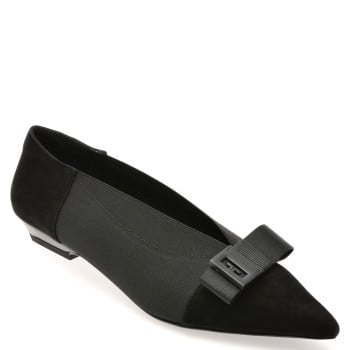 Balerini EPICA negri, 6121035, din material textil