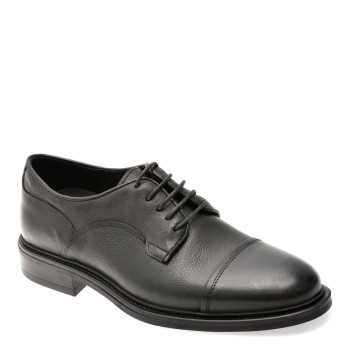 Pantofi eleganti OTTER negri, 2388, din piele naturala