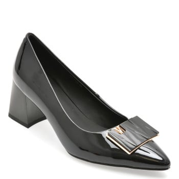 Pantofi eleganti FLAVIA PASSINI negri, A76, din piele naturala lacuita