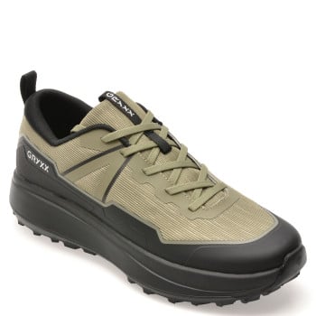 Pantofi sport GRYXX kaki, F6083, din material textil