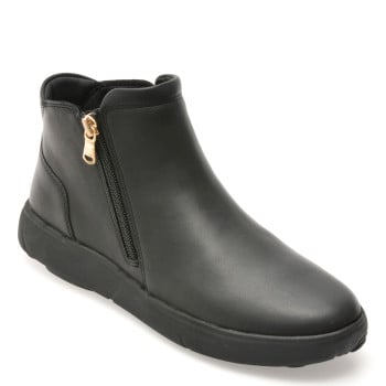 Ghete GEOX negre, D563TA, din piele naturala