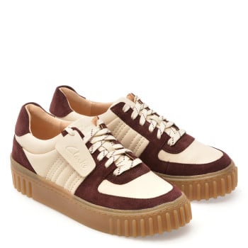 Pantofi sport CLARKS visinii, MAYHILL LACE, din piele naturala