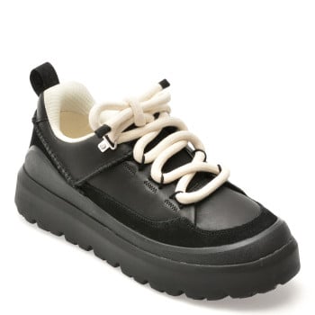 Ghete UGG negre, 1170910, din piele naturala