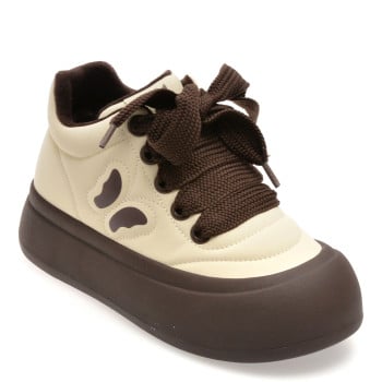 Ghete GRYXX bej, 8706, din piele ecologica