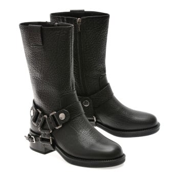 Cizme GRYXX negre, 202721, din piele naturala