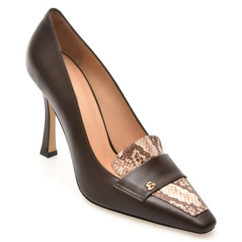 Pantofi eleganti EPICA maro, 6673540, din piele naturala