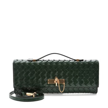 Geanta ALDO verde, ROUX 301, din piele ecologica