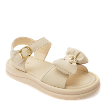 Sandale SELECTION KIDS albe, 25808, din piele ecologica