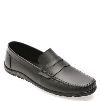 Mocasini BITE THE BULLET negri, 2028, din piele naturala