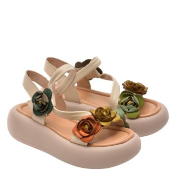 Sandale GRYXX albe, 51656, din piele naturala