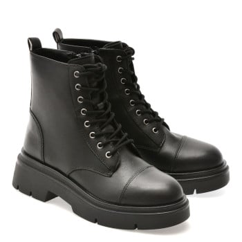 Ghete ALDO negre, MARTHIA 007, din piele naturala