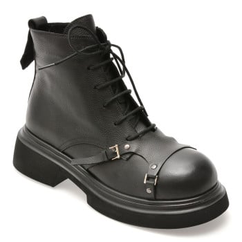 Ghete GRYXX negre, 3642600, din piele naturala