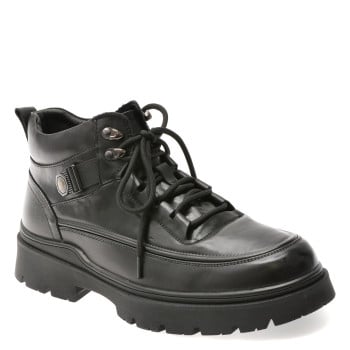 Ghete GRYXX negre, 8099, din piele naturala