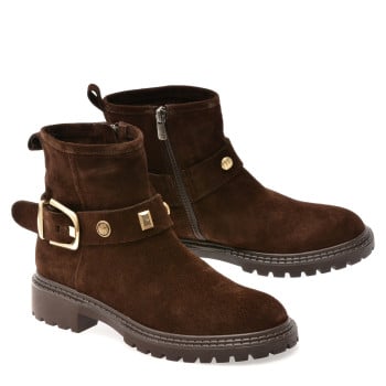 Ghete EPICA maro, 4842524, din piele intoarsa