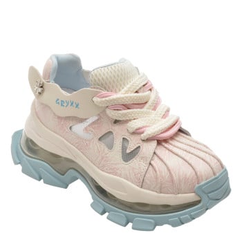Pantofi sport GRYXX albi, 2027, din piele naturala