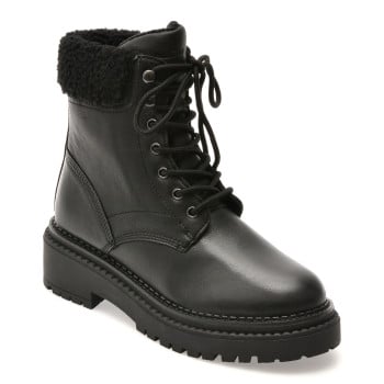 Bocanci ALDO negri, LEWELLEN 001, din piele naturala