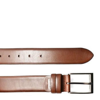 Curea LE COLONEL maro, 1500, din piele naturala