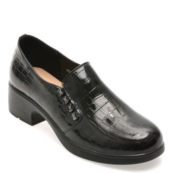 Pantofi FLAVIA PASSINI negri, 6762, din piele naturala lacuita