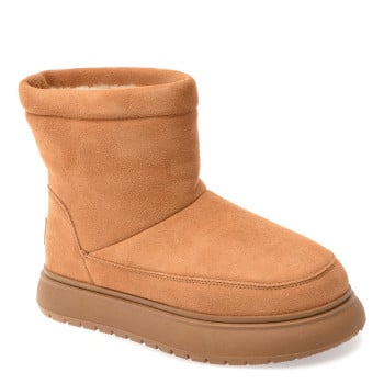 Ghete EPICA maro, 1156, din piele intoarsa