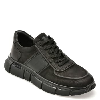 Pantofi sport GRYXX negri, 33635, din nabuc