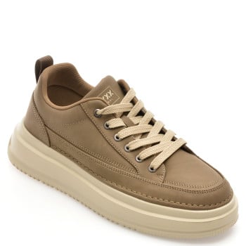 Pantofi sport GRYXX kaki, F8956, din piele naturala