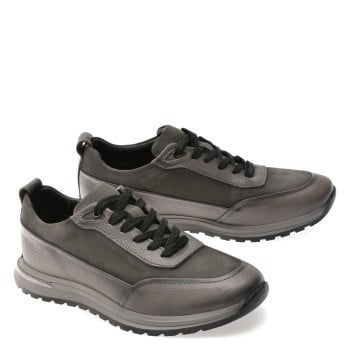 Pantofi sport GRYXX gri, 22202, din nabuc