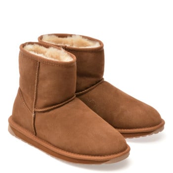 Ghete EMU maro, STINGER MINI, din piele intoarsa