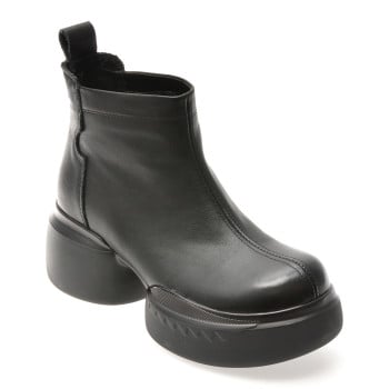 Ghete GRYXX negre, 35563, din piele naturala