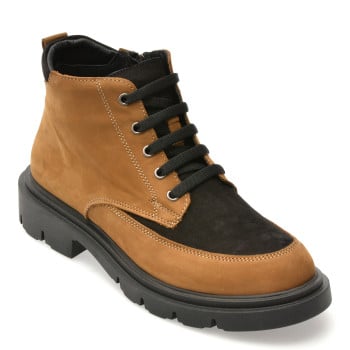 Ghete FLAVIA PASSINI maro, 1001TUN, din nabuc