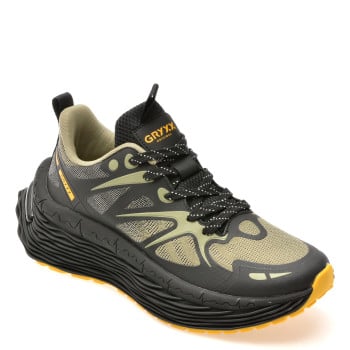 Pantofi sport GRYXX kaki, F6011, din material textil