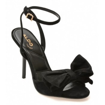 Sandale elegante ALDO negre, TINSLETTA 009, din piele intoarsa