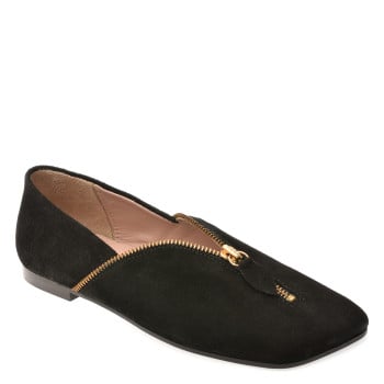 Balerini EPICA negri, 1101416, din piele intoarsa