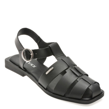 Sandale GRYXX negre, 336801, din piele naturala