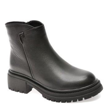 Ghete GRYXX negre, DX83515, din piele naturala